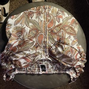 Corset fall crop top